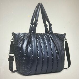 Sawyer Nylon Puffer Satchel by Jen & Co.